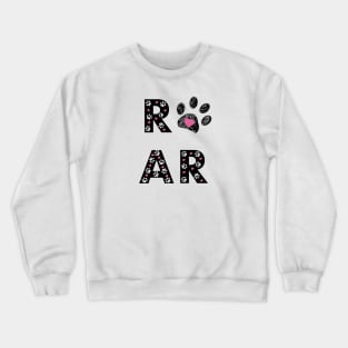 Roar text Crewneck Sweatshirt